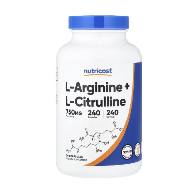 Nutricost, L-Arginine + L-Citrulline, 240 Capsules in Pakistan