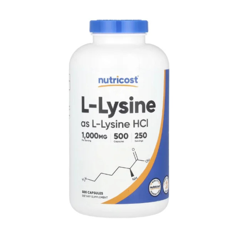 Nutricost, L-Lysine, 1,000 mg, 500 Capsules in Pakistan