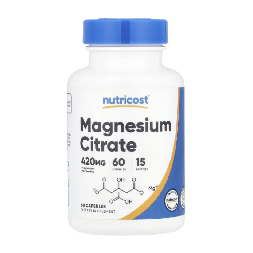 Nutricost, Magnesium Citrate, 420 mg, 60 Capsules in Pakistan