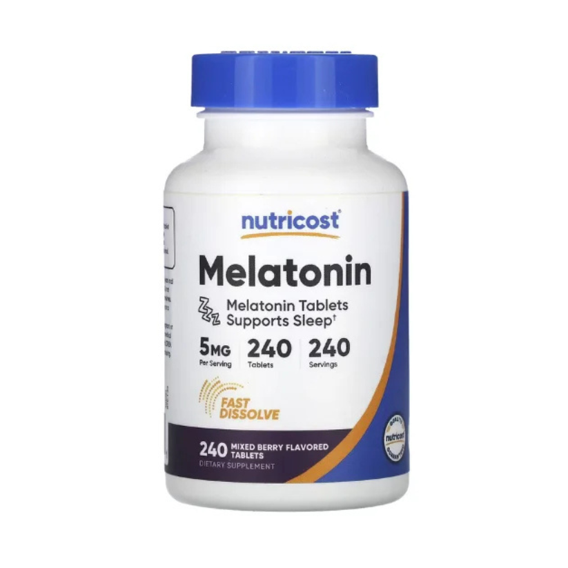 Nutricost, Melatonin, Mixed Berry, 5 mg, 240 Tablets in Pakistan