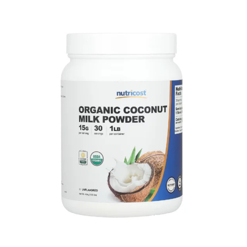 Nutricost, Organic Coconut Milk Powder, Unflavored, 1 lbs (454 g) in Pakistan