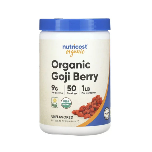 Nutricost, Organic Goji Berry, Unflavored, 1 lb (454 g) in Pakistan
