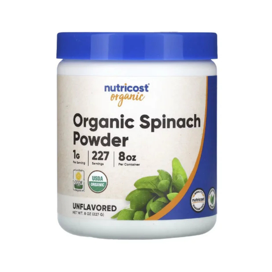 Nutricost, Organic Spinach Powder, Unflavored, 8 oz (227 g) in Pakistan