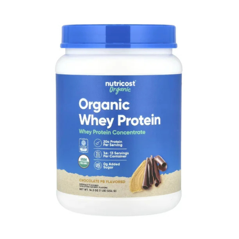 Nutricost, Organic Whey Protein, Chocolate PB, 1 lb (454 g) in Pakistan