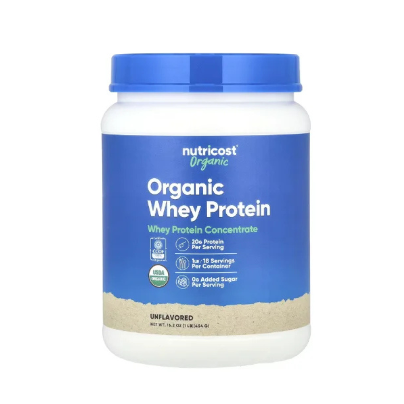 Nutricost, Organic Whey Protein, Unflavored, 1 lb (454 g) in Pakistan