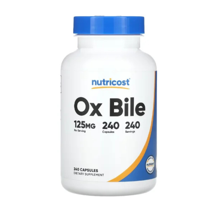 Nutricost, Ox Bile, 125 mg, 240 Capsules in Pakistan