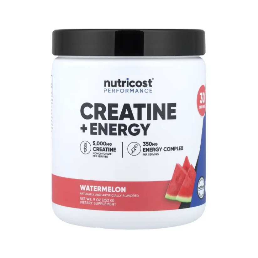 Nutricost, Performance, Creatine + Energy, Watermelon, 9 oz (252 g) in Pakistan