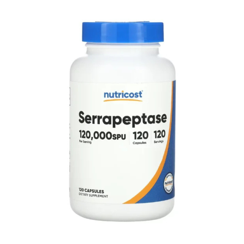 Nutricost, Serrapeptase, 60 mg (120,000 SPU), 120 Capsules in Pakistan