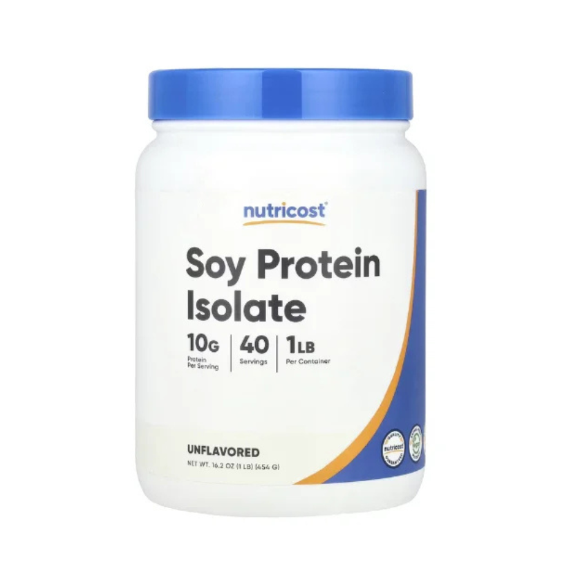 Nutricost, Soy Protein Isolate, Unflavored, 1 lb (454 g) in Pakistan
