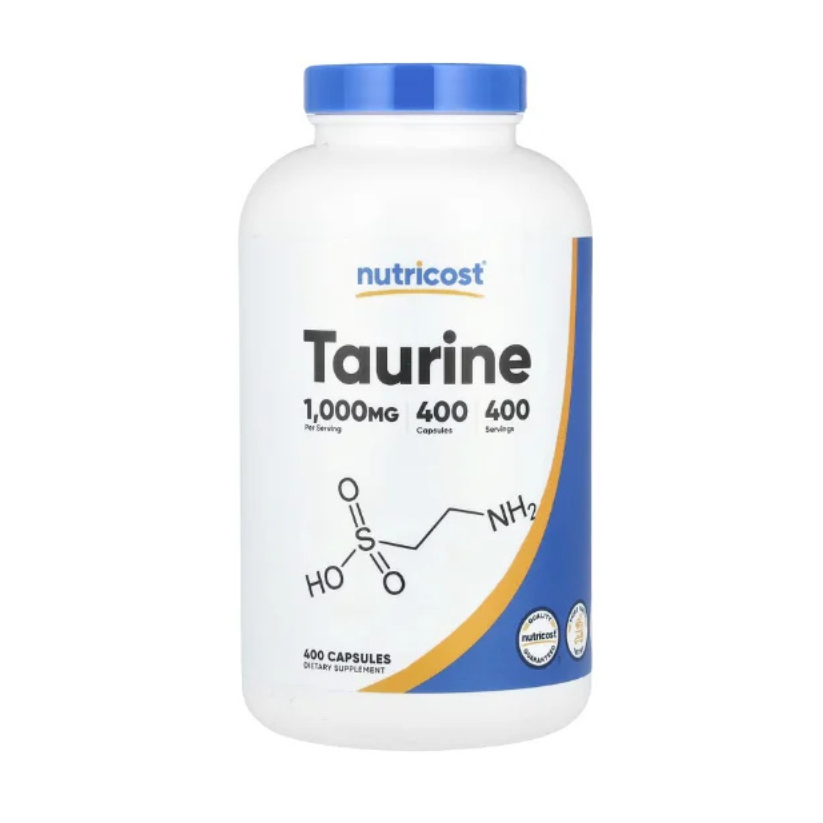 Nutricost, Taurine, 1,000 mg, 400 Capsules in Pakistan