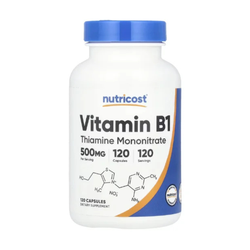 Nutricost, Vitamin B1, 500 mg, 120 Capsules in Pakistan