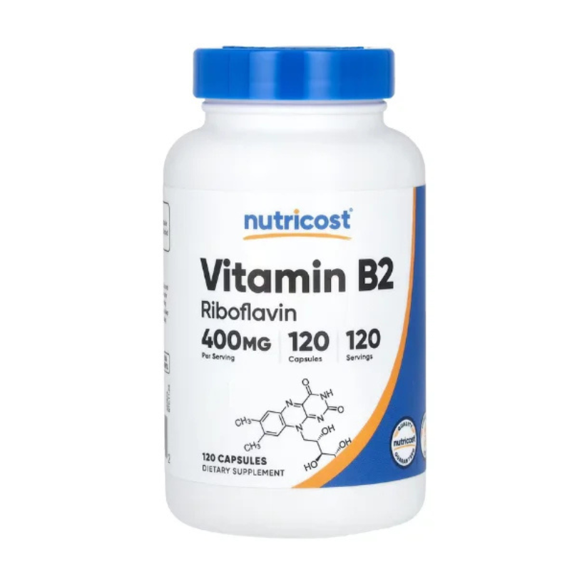 Nutricost, Vitamin B2, 400 mg, 120 Capsules in Pakistan