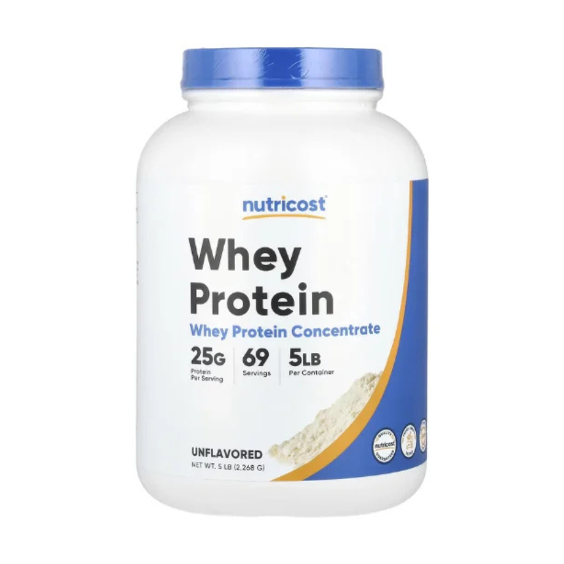 Nutricost, Whey Protein Concentrate, Unflavored, 5 lb (2,268 g) in Pakistan