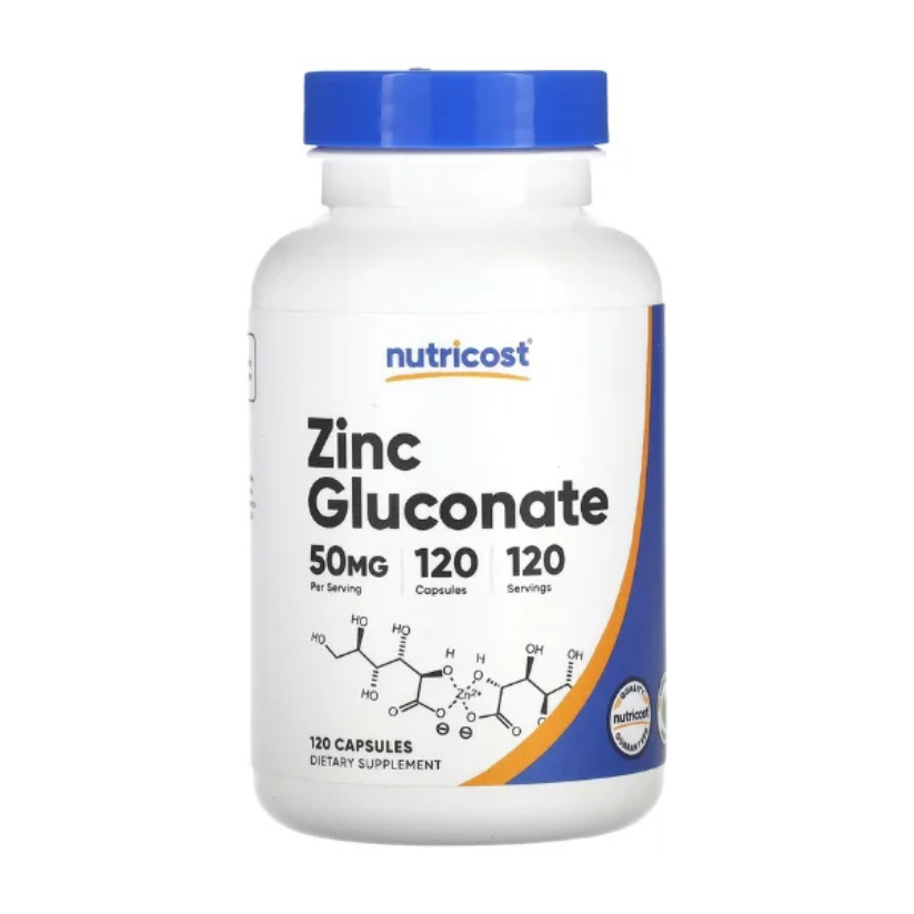 Nutricost, Zinc Gluconate, 50 mg, 120 Capsules in Pakistan