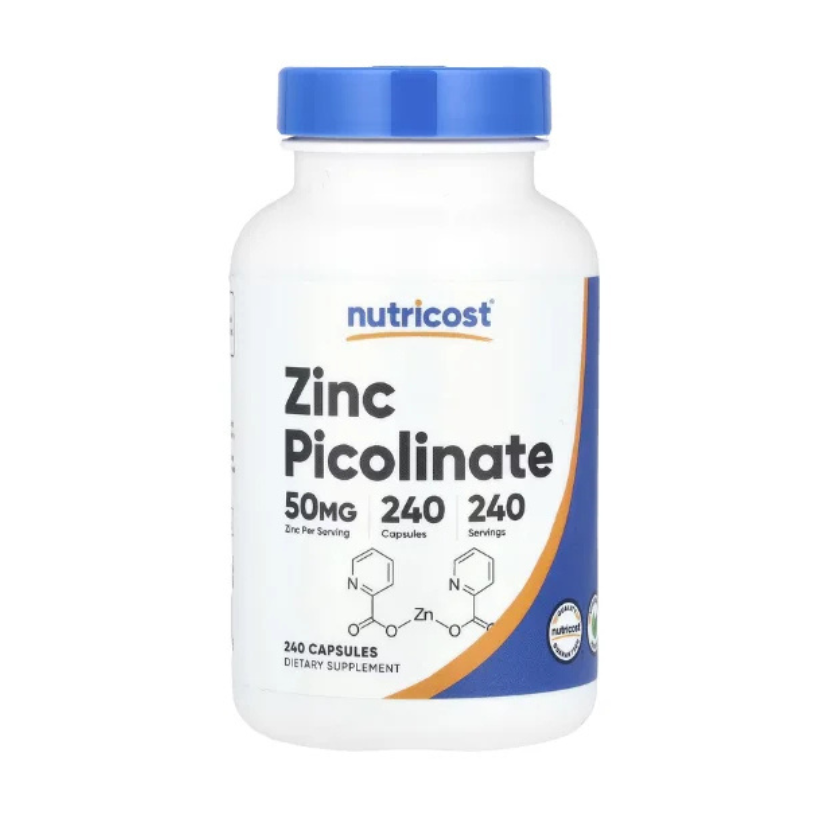 Nutricost, Zinc Picolinate, 50 mg, 240 Capsules in Pakistan
