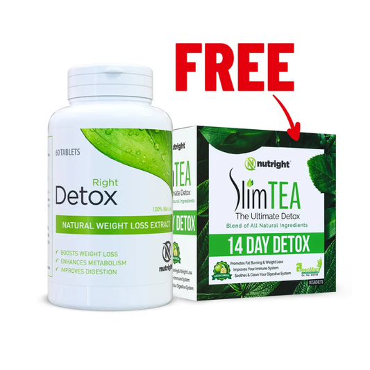 Right Detox Tablets + SlimTea Bundle