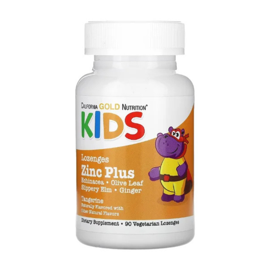 California Gold Nutrition, Zinc Plus Lozenge For Children, Natural Tangerine, 90 Lozenges in Pakistan
