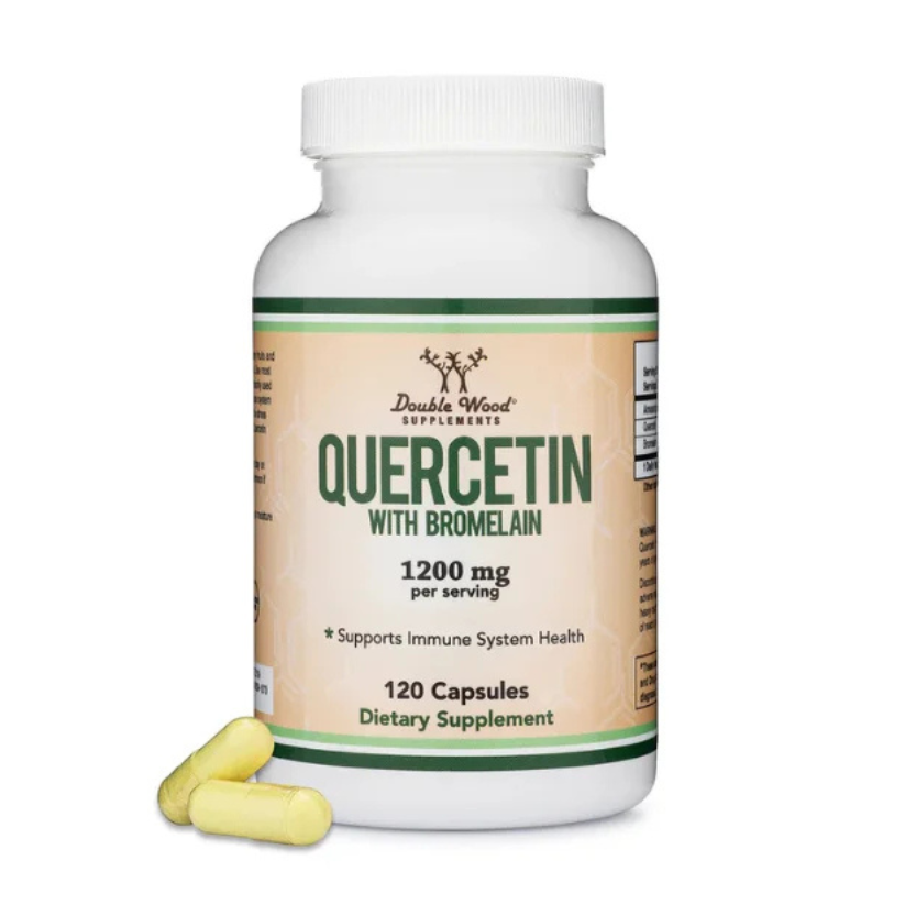 Double Wood Supplements, Quercetin With Bromelain, 1200 mg, 120 Capsules in Pakistan