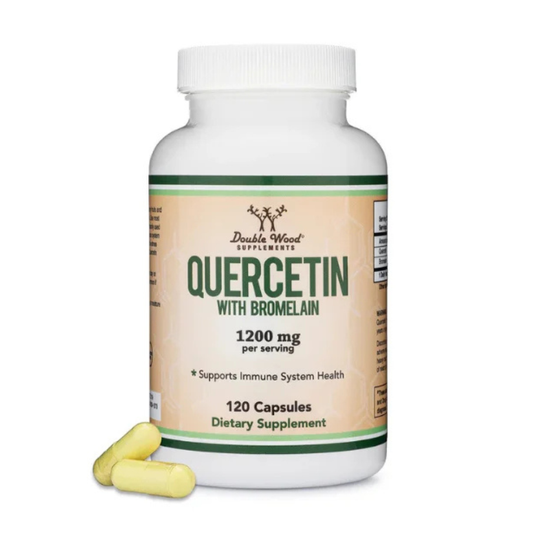 Double Wood Supplements, Quercetin With Bromelain, 1200 mg, 120 Capsules in Pakistan