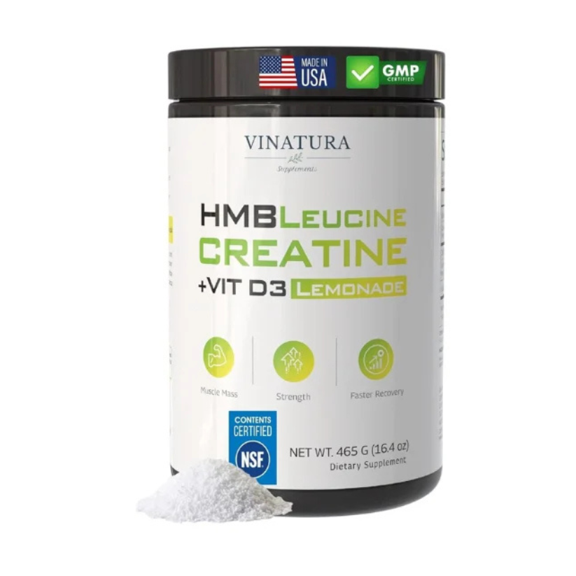 VINATURA HMB Leucine Creatine Powder with Vitamin D3 - Lemonade in Pakistan