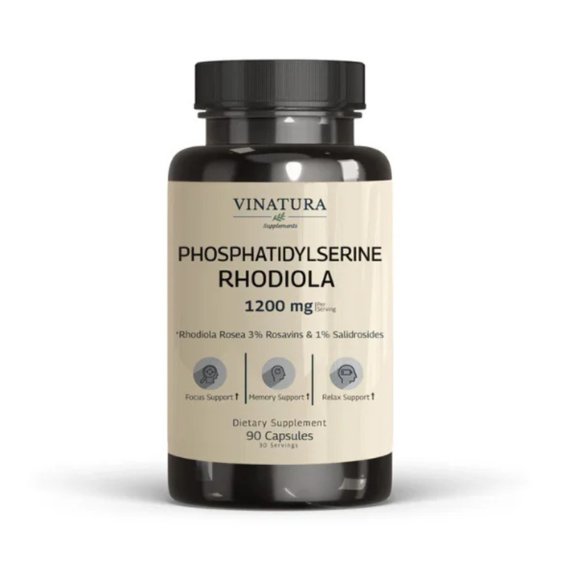 VINATURA PhosphatidylSerine Rhodiola Rosea 1200mg Capsules in Pakistan