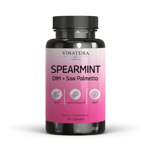 VINATURA Spearmint, DIM, Saw Palmetto 60 Capsules in Pakistan