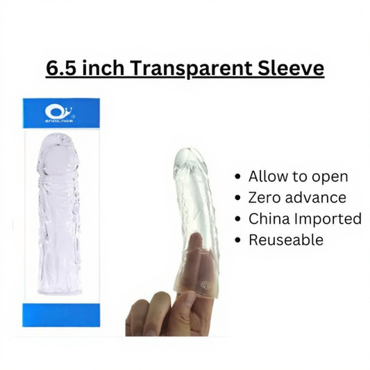 6.5 Inch Transparent Sleeve